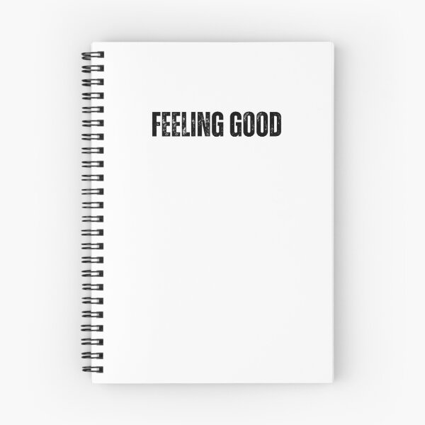 Item preview, feeling good Quote white and Black design designed and sold by Mindlimes.