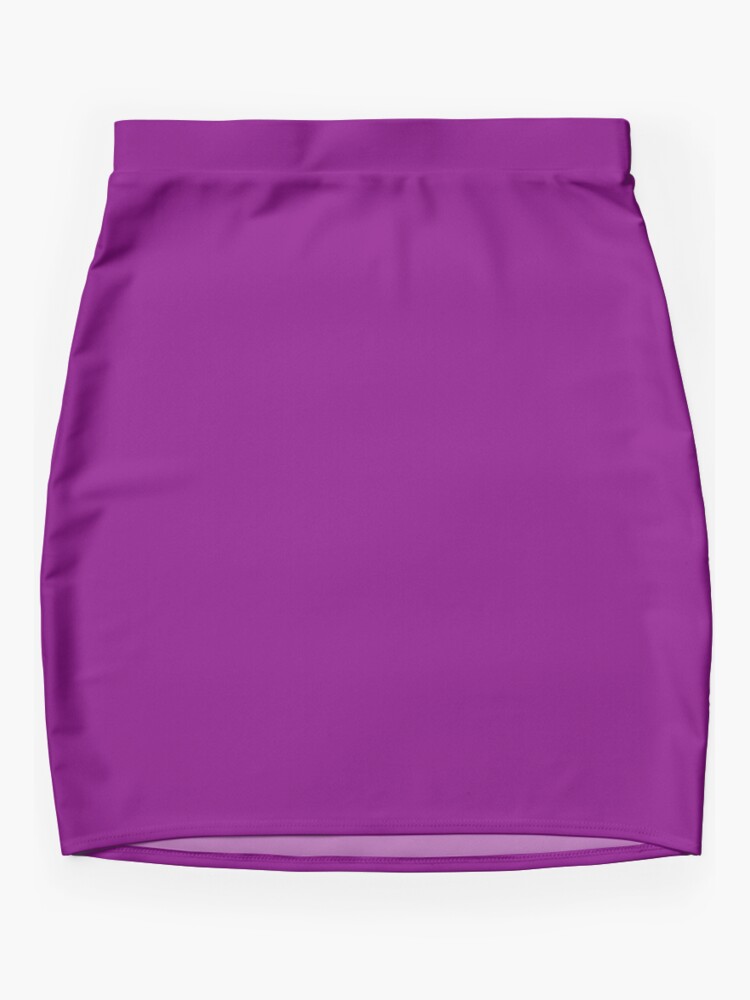 Thumbnail 3 of 4, Mini Skirt, Solid Pupple Color designed and sold by Claudiocmb.