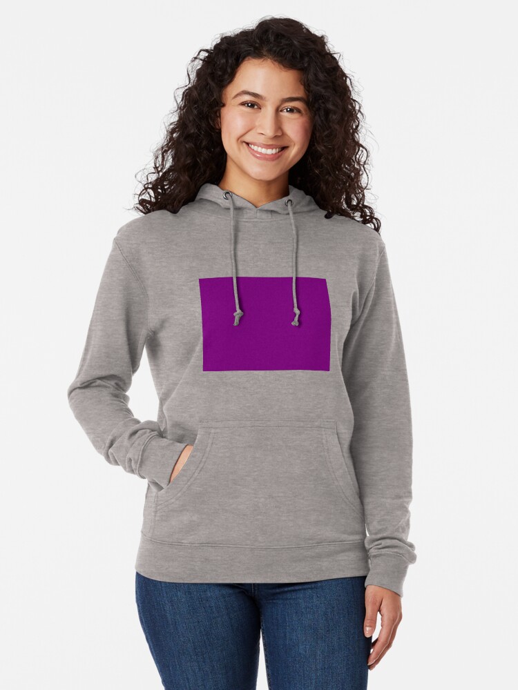 Thumbnail 2 of 5, Lightweight Hoodie, Solid Pupple Color designed and sold by Claudiocmb.