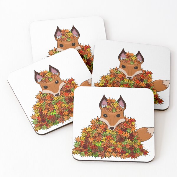 Item preview, Foxy - Leaf pile designed and sold by Minor Miscreations.