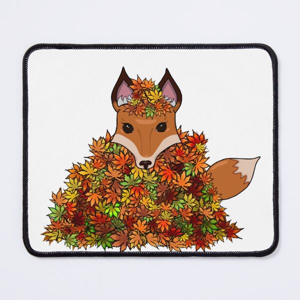 Item preview, Foxy - Leaf pile designed and sold by Minor Miscreations.