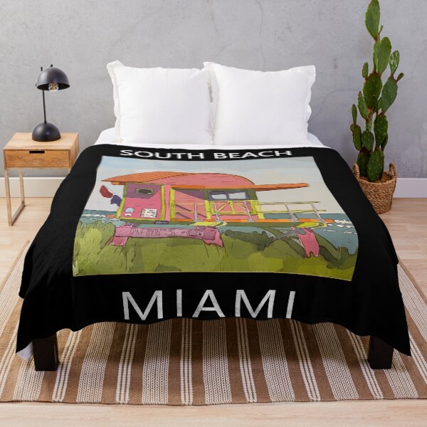 Item preview, South Beach Lifeguard Tower in Miami Florida - Welshdesigns designed and sold by welshdesigns.