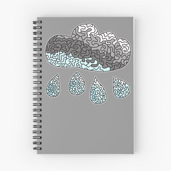 Item preview, Gray Cloud with Raindrops designed and sold by notsweettea.
