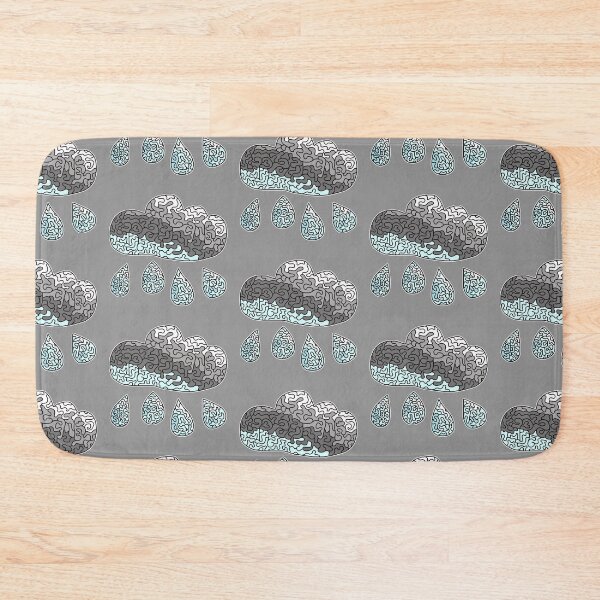 Item preview, Gray Cloud with Raindrops designed and sold by notsweettea.
