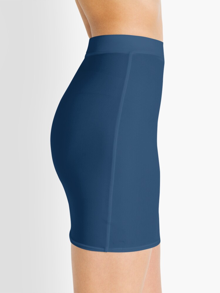 Thumbnail 2 of 4, Mini Skirt, Aged Dark Blue designed and sold by Claudiocmb.