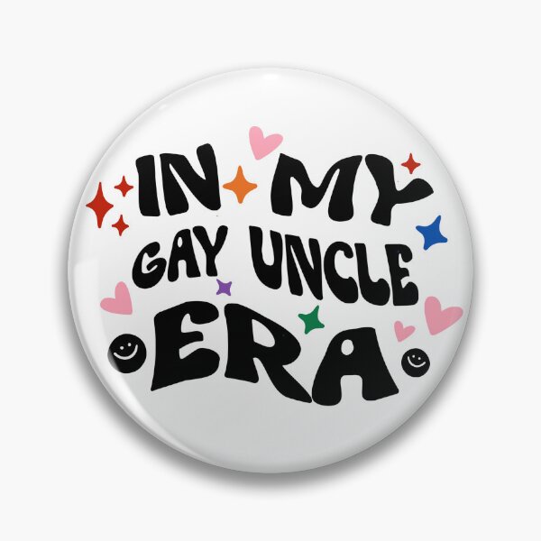 Item preview, In my gay uncle era, retro groovy aesthetic typography, guncle designed and sold by LePetiteShadow.