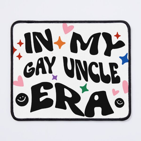 Item preview, In my gay uncle era, retro groovy aesthetic typography, guncle designed and sold by LePetiteShadow.