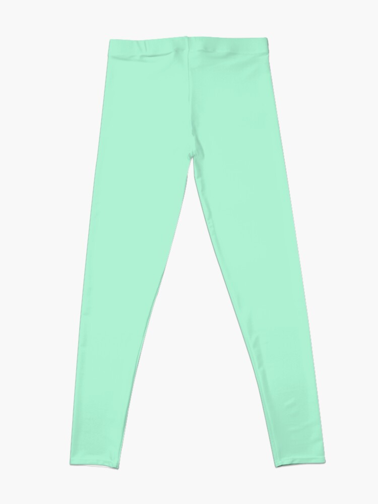 Thumbnail 4 of 5, Leggings, Mint Color designed and sold by Claudiocmb.