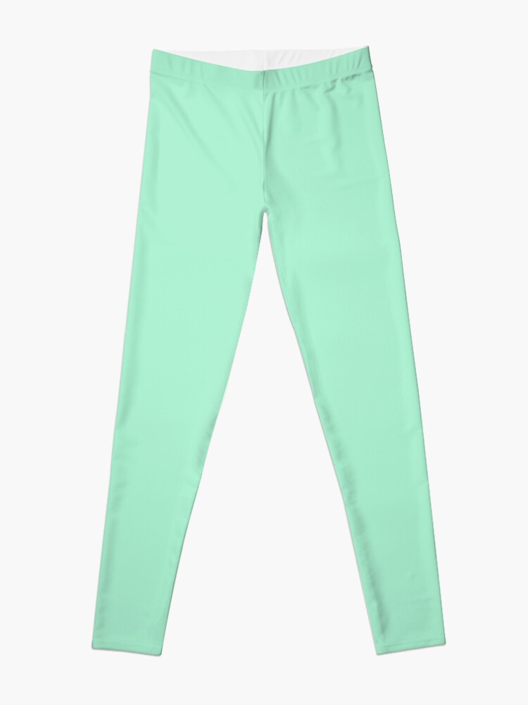 Thumbnail 3 of 5, Leggings, Mint Color designed and sold by Claudiocmb.