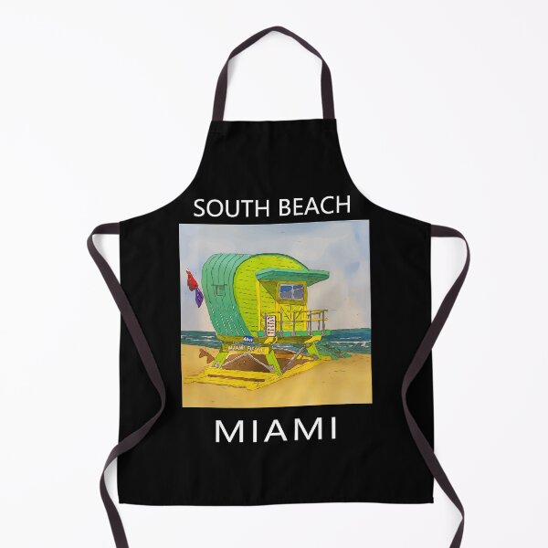 Item preview, South Beach Lifeguard Tower in Miami Florida - Welshdesigns designed and sold by welshdesigns.