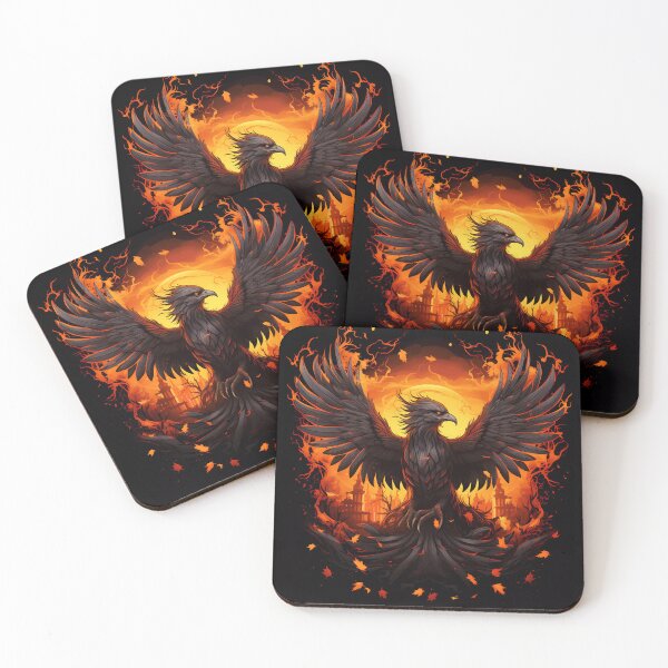 Item preview, Halloween - Phoenix - Majestic in flames designed and sold by embraceyoursoul.