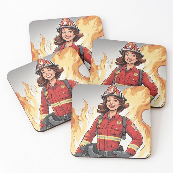 Item preview, Courageous Firewoman Firefighter Valor designed and sold by SAS-Designer.