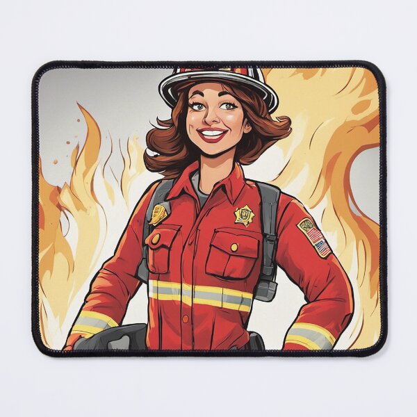 Item preview, Courageous Firewoman Firefighter Valor designed and sold by SAS-Designer.