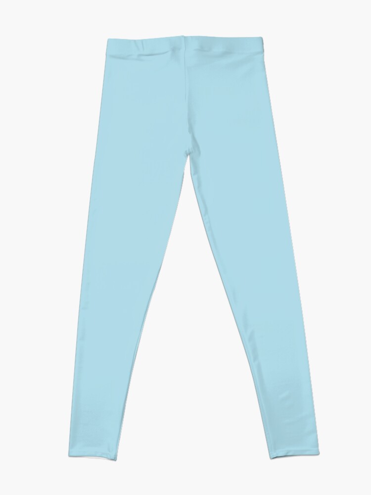Leggings, Color Light Blue Solid designed and sold by Claudiocmb