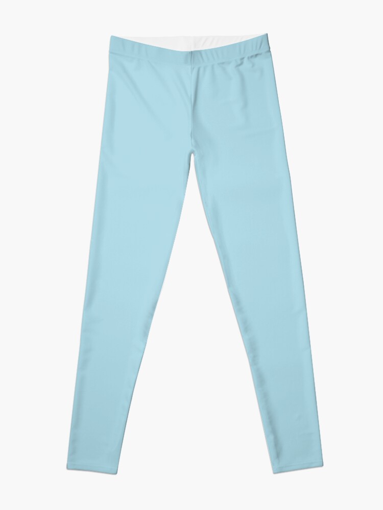 Thumbnail 3 of 5, Leggings, Color Light Blue Solid designed and sold by Claudiocmb.