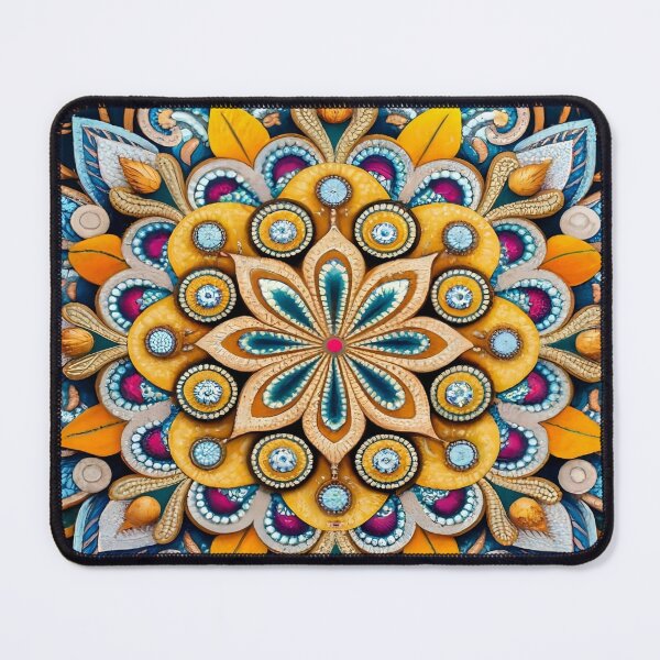 Item preview, Ochre Brilliance Mandala: Visual Poetry  designed and sold by Dshoppin.