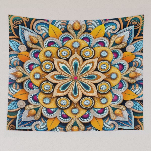 Item preview, Ochre Brilliance Mandala: Visual Poetry  designed and sold by Dshoppin.
