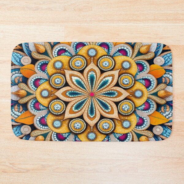 Item preview, Ochre Brilliance Mandala: Visual Poetry  designed and sold by Dshoppin.