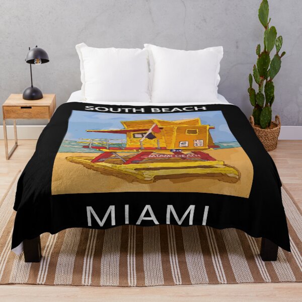 Item preview, South Beach Lifeguard Tower in Miami Florida - Welshdesigns designed and sold by welshdesigns.