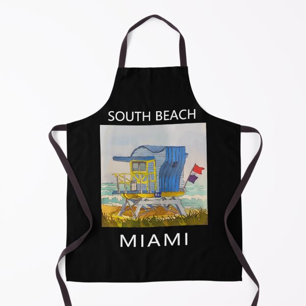 Item preview, South Beach Lifeguard Tower in Miami Florida - Welshdesigns designed and sold by welshdesigns.
