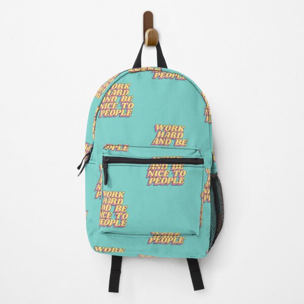 Item preview, Work Hard and Be Nice to People designed and sold by MotivatedType.