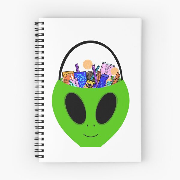 Item preview, alien head halloween candy bucket designed and sold by DanaScully0709.