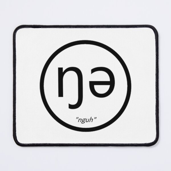 Item preview, Nguh Logo in White designed and sold by AgmaSchwa.