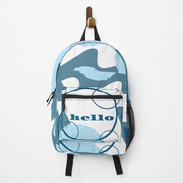 Item preview, Hello in Shades of Blue Puzzle Shapes designed and sold by fontspree.
