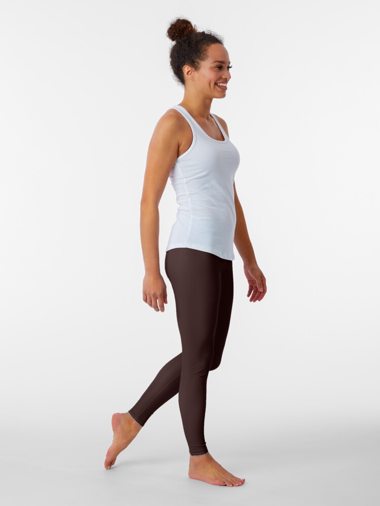 Thumbnail 2 of 5, Leggings, Solid Black Velvet Color designed and sold by Claudiocmb.