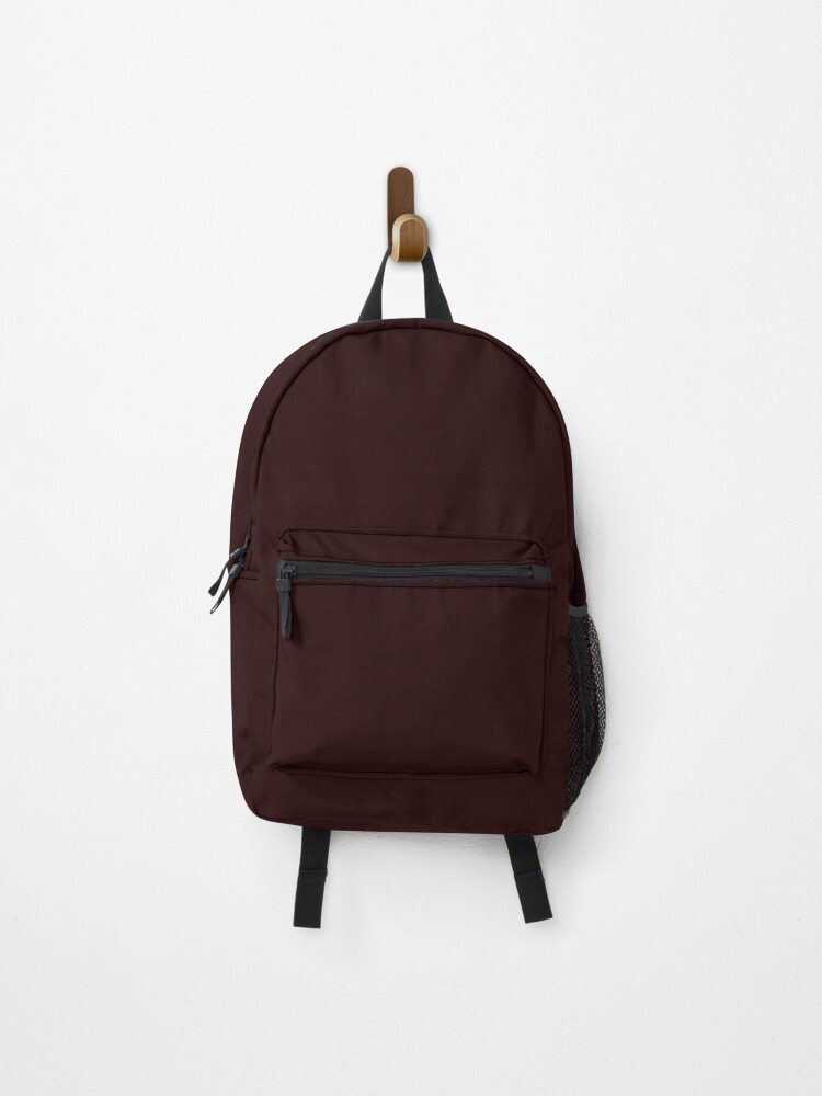 Backpack, Solid Black Velvet Color designed and sold by Claudiocmb