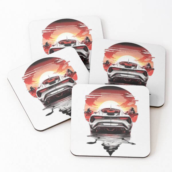 Item preview, Super car racing into the sunset - Synthwaves style designed and sold by DigitalEmporio.