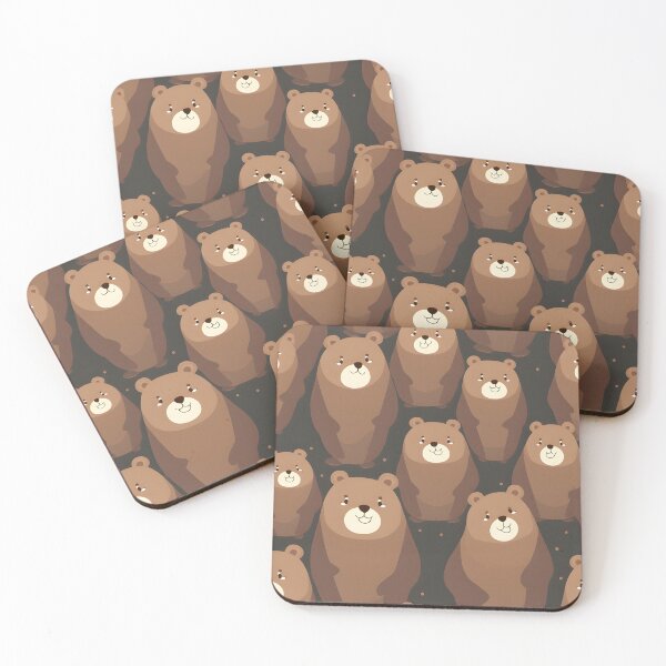 Item preview, Cartoon style bear image seamless. designed and sold by Witchanun Komutthong.