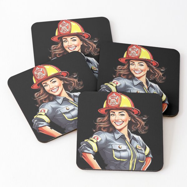 Item preview, Courageous Firewoman Firefighter Valor designed and sold by SAS-Designer.