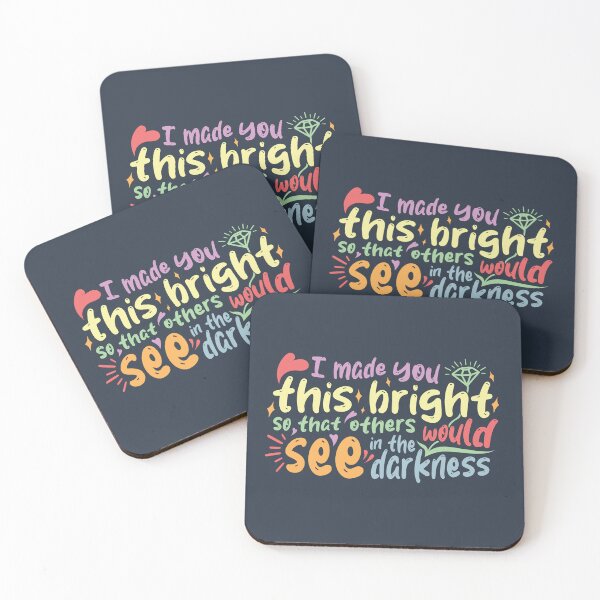 Item preview, "I made you this bright so that others would see in the darkness." God said to Eric Effiong - Netflix Sex Education Quotes designed and sold by lunaticbear.
