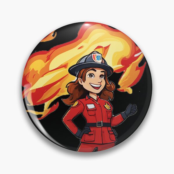 Item preview, Courageous Firewoman Firefighter Valor designed and sold by SAS-Designer.