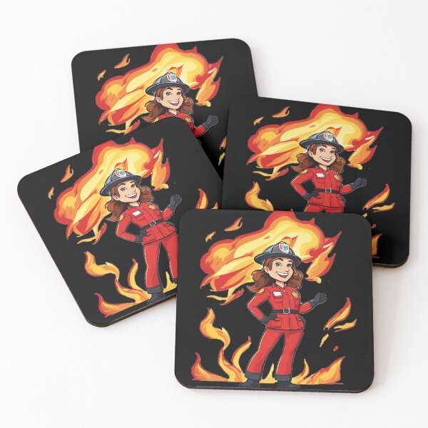 Item preview, Courageous Firewoman Firefighter Valor designed and sold by SAS-Designer.