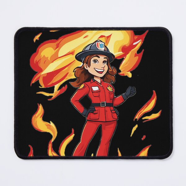 Item preview, Courageous Firewoman Firefighter Valor designed and sold by SAS-Designer.