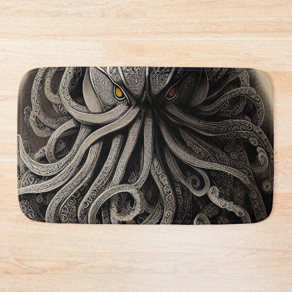 Item preview, Metallic octopus squid with many tentacles and a gloomy look designed and sold by depthsofthemind.