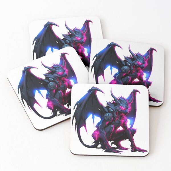 Item preview, Cyberpunk Gargoyle in Neon Colors designed and sold by SchorlCraft.