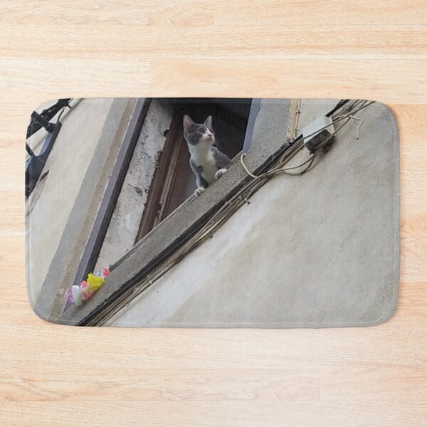Item preview, a cat at his window designed and sold by MirelleHDB.