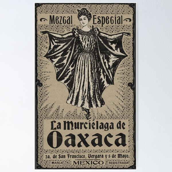 Aperçu de l'œuvre Mezcal de chauve-souris vintage d'Oaxaca au Mexique créée et vendue par Kujo Dangerous Vintage.