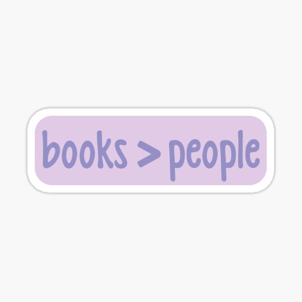 Item preview, Books Over People designed and sold by BookishlyBailey.