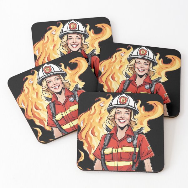Item preview, Courageous Firewoman Firefighter Valor designed and sold by SAS-Designer.