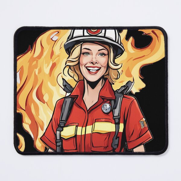 Item preview, Courageous Firewoman Firefighter Valor designed and sold by SAS-Designer.