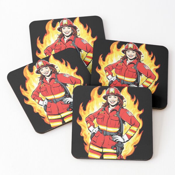 Item preview, Courageous Firewoman Firefighter Valor designed and sold by SAS-Designer.