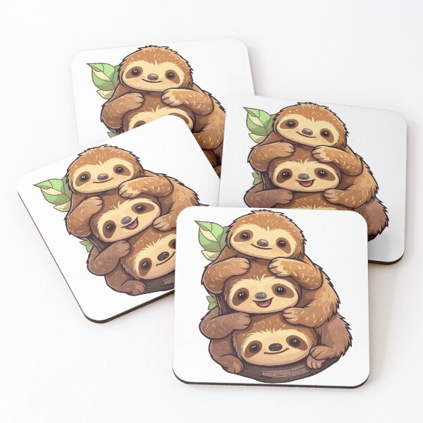 Item preview, Sloths Pile on Tree designed and sold by Aesthetic Art.