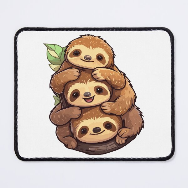 Item preview, Sloths Pile on Tree designed and sold by Aesthetic Art.