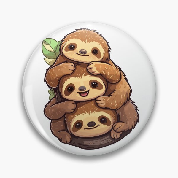 Item preview, Sloths Pile on Tree designed and sold by Aesthetic Art.