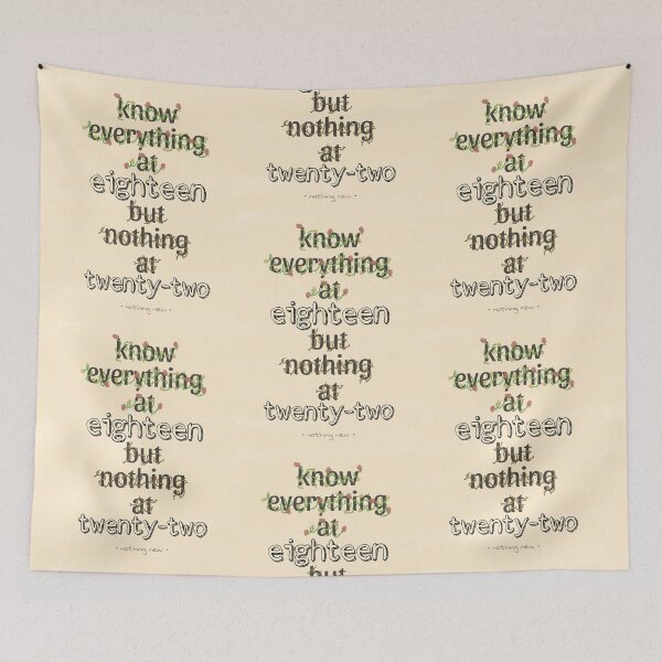 Item preview, KNOW EVERYTHING @18 BUT NOTHING @22 designed and sold by ulricateodoro.