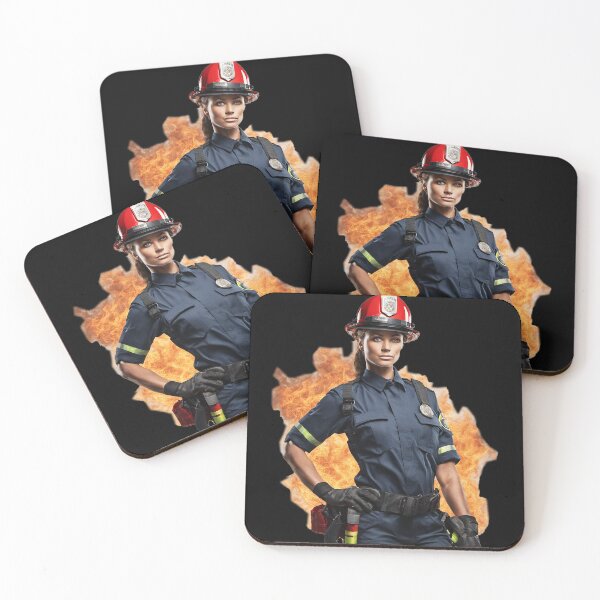 Item preview, Courageous Firewoman Firefighter Valor designed and sold by SAS-Designer.